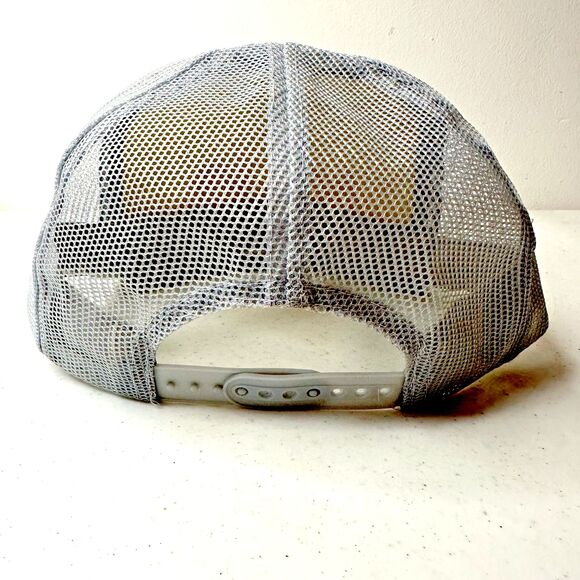 Vintage Amkus Rescue Systems Patch Snapback Trucker Hat snapback Gray grandpa - Picture 4 of 7